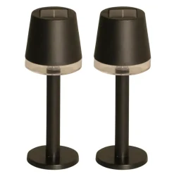 Solar Tafellamp - Cala d'Or - LED - 2 stuks