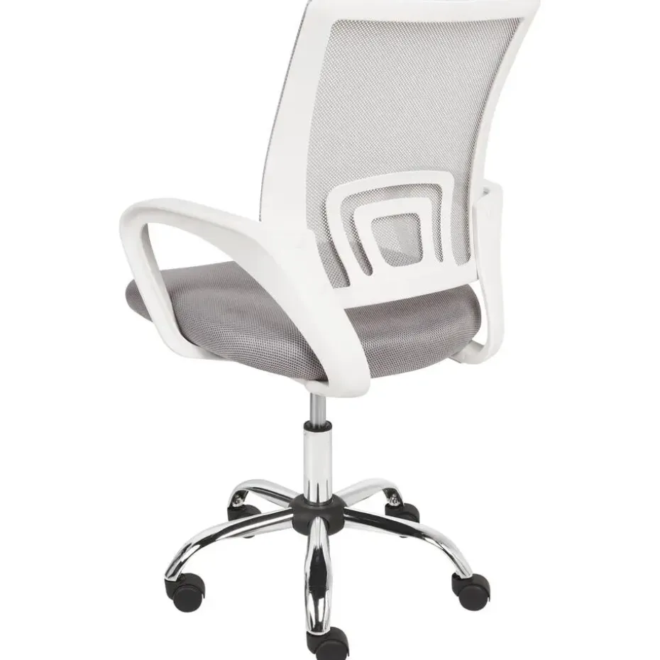 SOLID - Bureaustoel - Grijs - Polyester