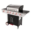 Somagic Barbecue MANHATTAN 400GPI - Zwart - Staal