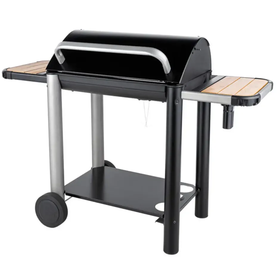 Somagic Barbecue VULCANO 3004 - Zwart - Staal