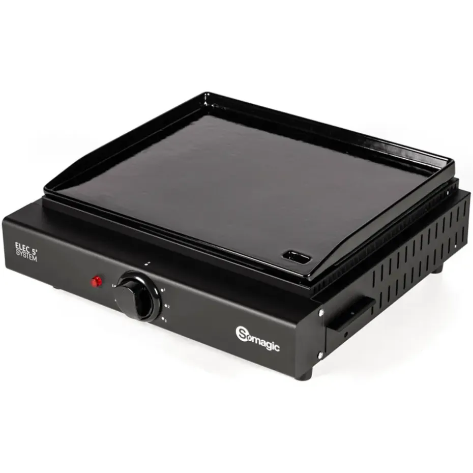 Somagic Plancha OLIANA - Zwart - Staal