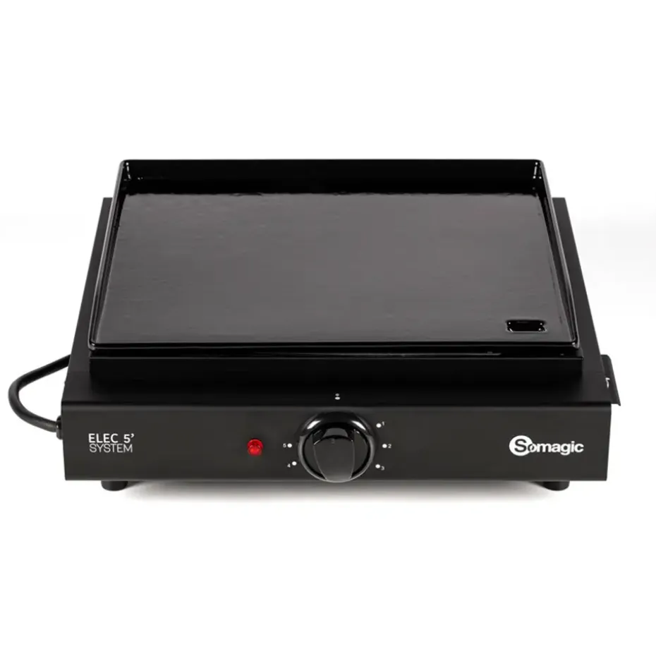 Somagic Plancha OLIANA - Zwart - Staal