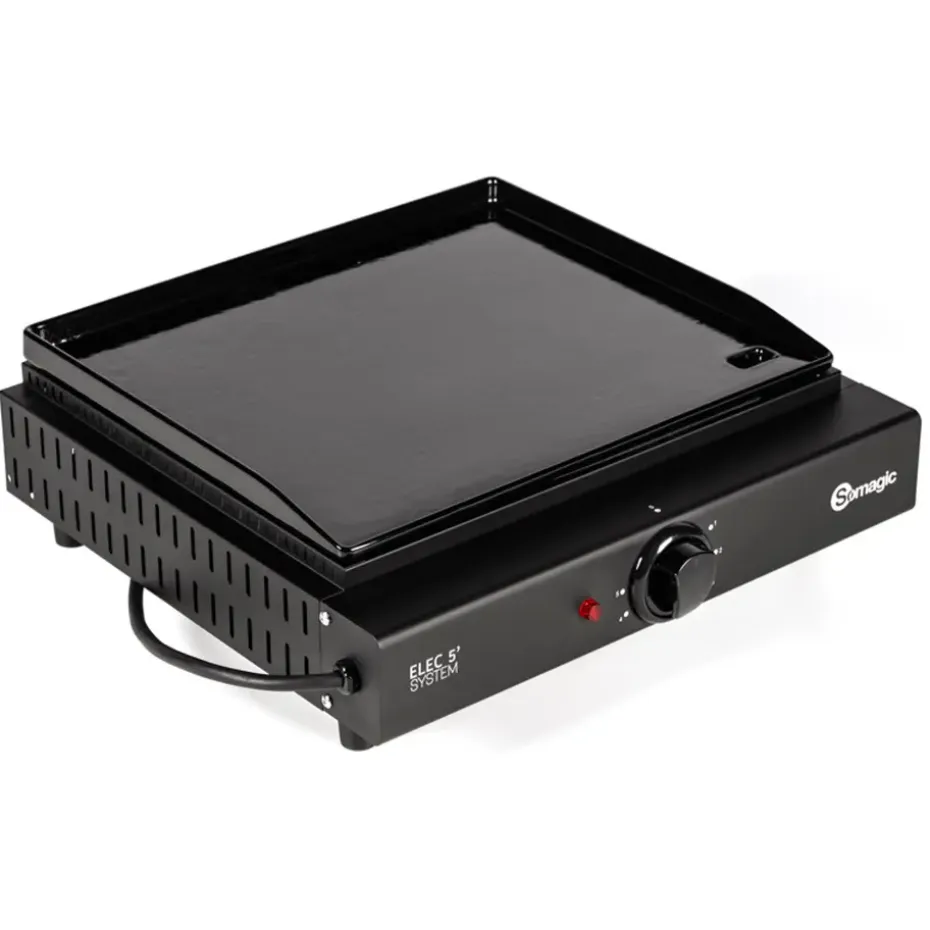 Somagic Plancha OLIANA - Zwart - Staal