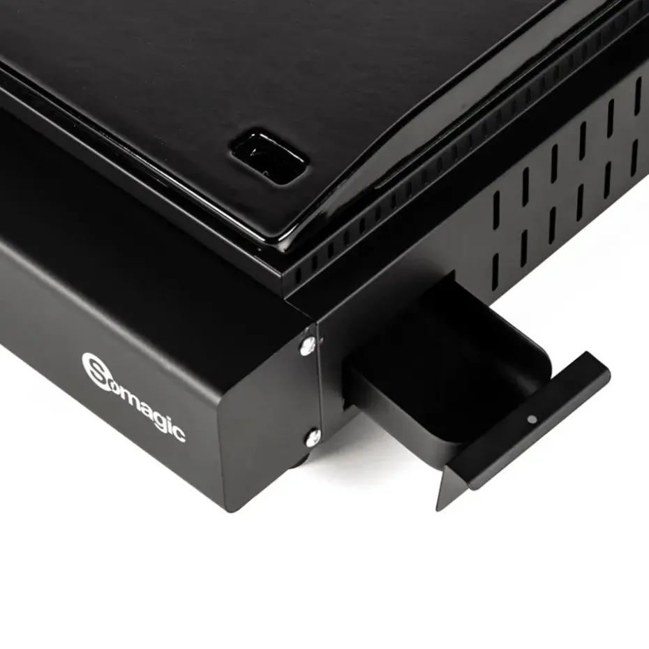 Somagic Plancha OLIANA - Zwart - Staal