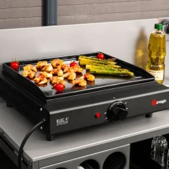 Somagic Plancha OLIANA - Zwart - Staal