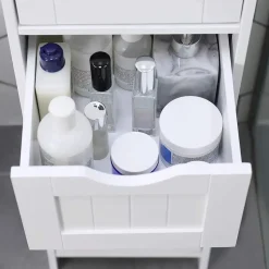 Songmics - Kast met 4 lades en deur - MDF - Wit