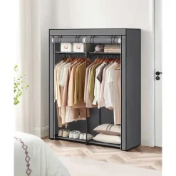 Songmics Stoffen draagbare kledingkast - opvouwbaar kledingrek voor slaapkamer