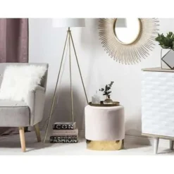 SOPHIA - Poef - Roze - 39 cm - Fluweel