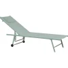 SORONI - Ligstoel set van 2 - Groen/Lichtgroen - Staal