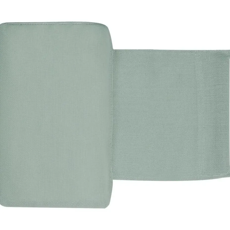 SORONI - Ligstoel set van 2 - Groen/Lichtgroen - Staal