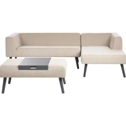 SORRIVOLI - Loungeset 4-zits - Beige - Olefine