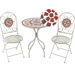 SPELLO - Loungeset voor 2 - Wit - Metaal