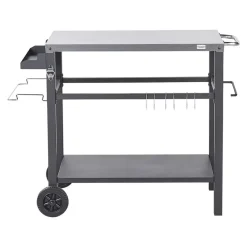 SPIAZZI - Keukentrolley - Zwart - Staal