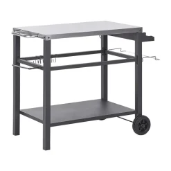 SPIAZZI - Keukentrolley - Zwart - Staal