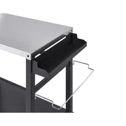 SPIAZZI - Keukentrolley - Zwart - Staal