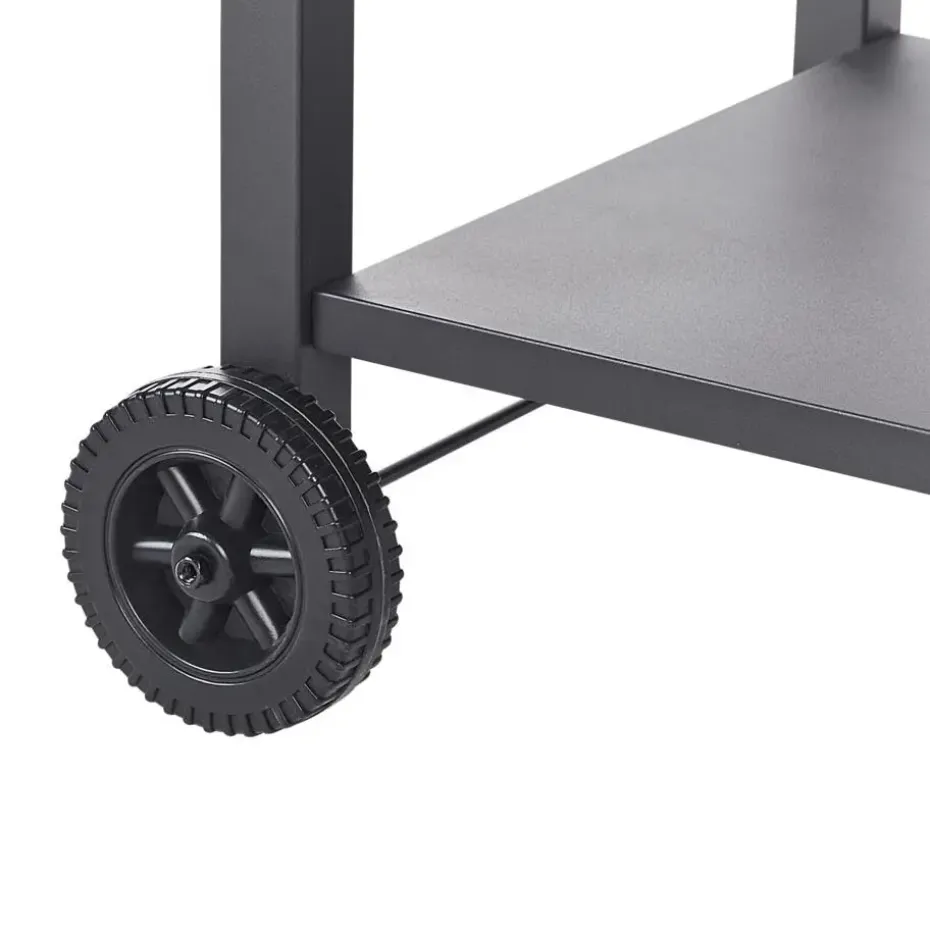 SPIAZZI - Keukentrolley - Zwart - Staal