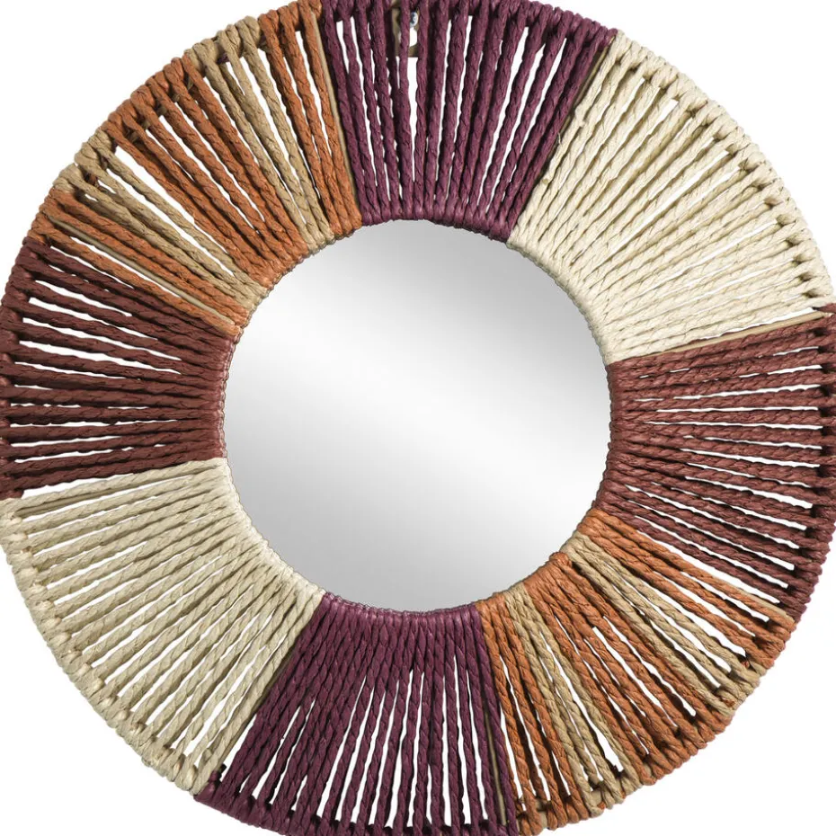 Spiegel Fes - multikleur - Ø40 cm