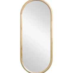 Spiegel Malmo naturel hout - 70x30 cm