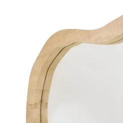 Spiegel Organisch Naturel Mangohout - 67x57x4cm - Eef