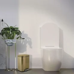 Spirella Pedaalemmer Venice - mat goud - 5L - metaal - 21 x 30 cm