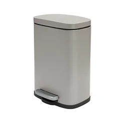 Spirella Pedaalemmer Venice - beige - 5L - metaal - 21 x 30 cm