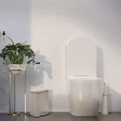 Spirella Pedaalemmer Venice - beige - 5L - metaal - 21 x 30 cm