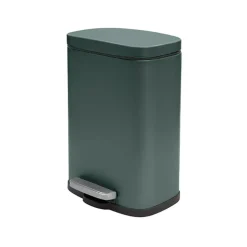 Spirella Pedaalemmer Venice - donkergroen - metaal - 21 x 30 cm