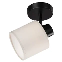 Spot Amani - zwart/off-white - E27