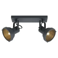 2-Spot Riga - zwart - E14