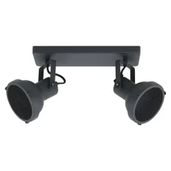 2-Spot Riga - zwart - E14