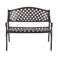 STAGGIA - Tuinbank - Bruin - Metaal