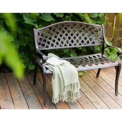 STAGGIA - Tuinbank - Bruin - Metaal