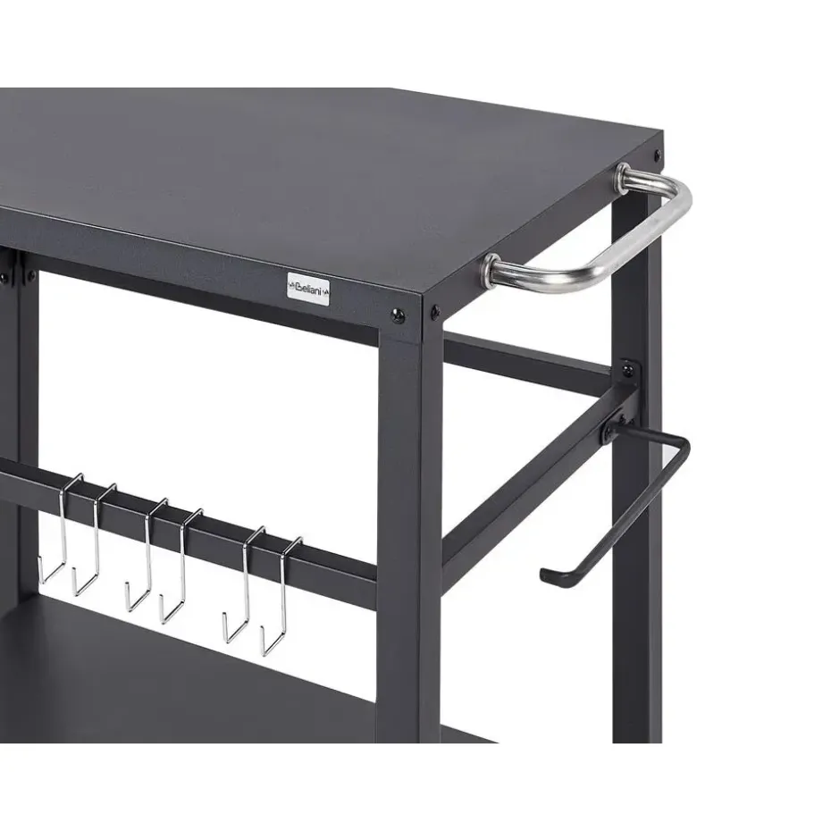 STALETTI - Keukentrolley - Zwart - Staal