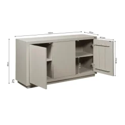 Starfurn - Dressoir Brussel - Beige - 45x150x80 cm