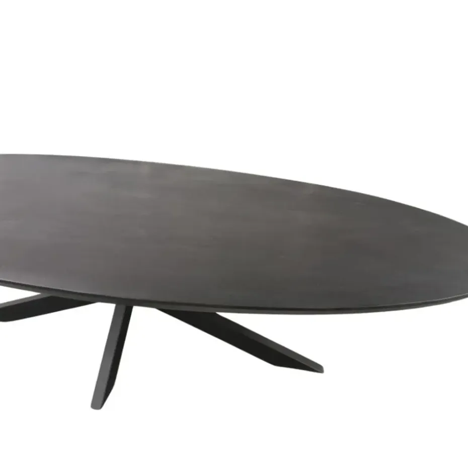 Starfurn - Eettafel Brandy - Zwart - 90x180x76 cm