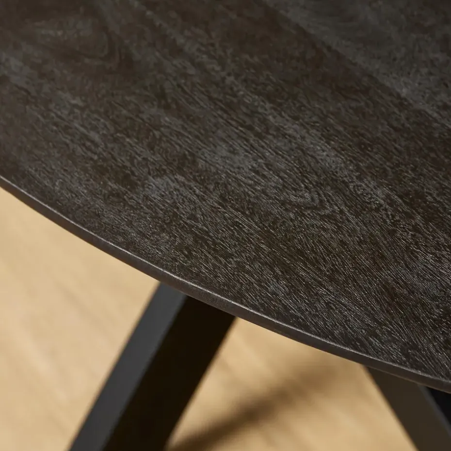 Starfurn - Eettafel Brandy - Zwart - 90x180x76 cm