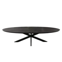 Starfurn - Eettafel Brandy - Zwart - 90x180x76 cm