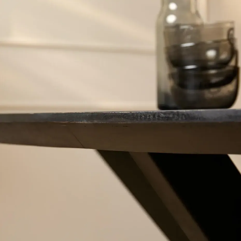 Starfurn - Eettafel Brandy - Zwart - 110x240x76 cm