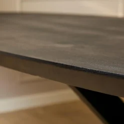 Starfurn - Eettafel Brandy - Zwart - 110x240x76 cm