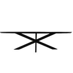 Starfurn - Eettafel Brandy - Zwart - 110x240x76 cm