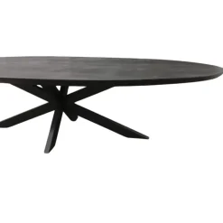 Starfurn - Eettafel Brandy - Zwart - 110x240x76 cm