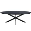 Starfurn - Eettafel Ferris - Zwart - 100x210x76 cm