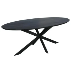 Starfurn - Eettafel Ferris - Zwart - 100x210x76 cm