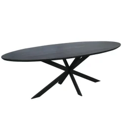 Starfurn - Eettafel Ferris - Zwart - 100x210x76 cm