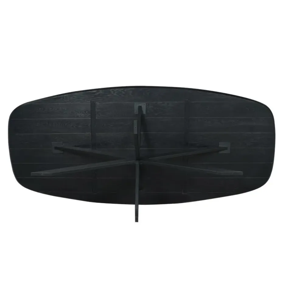 Starfurn - Eettafel Ferris - Zwart - 100x200x76 cm