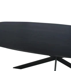 Starfurn - Eettafel Ferris - Zwart - 100x200x76 cm