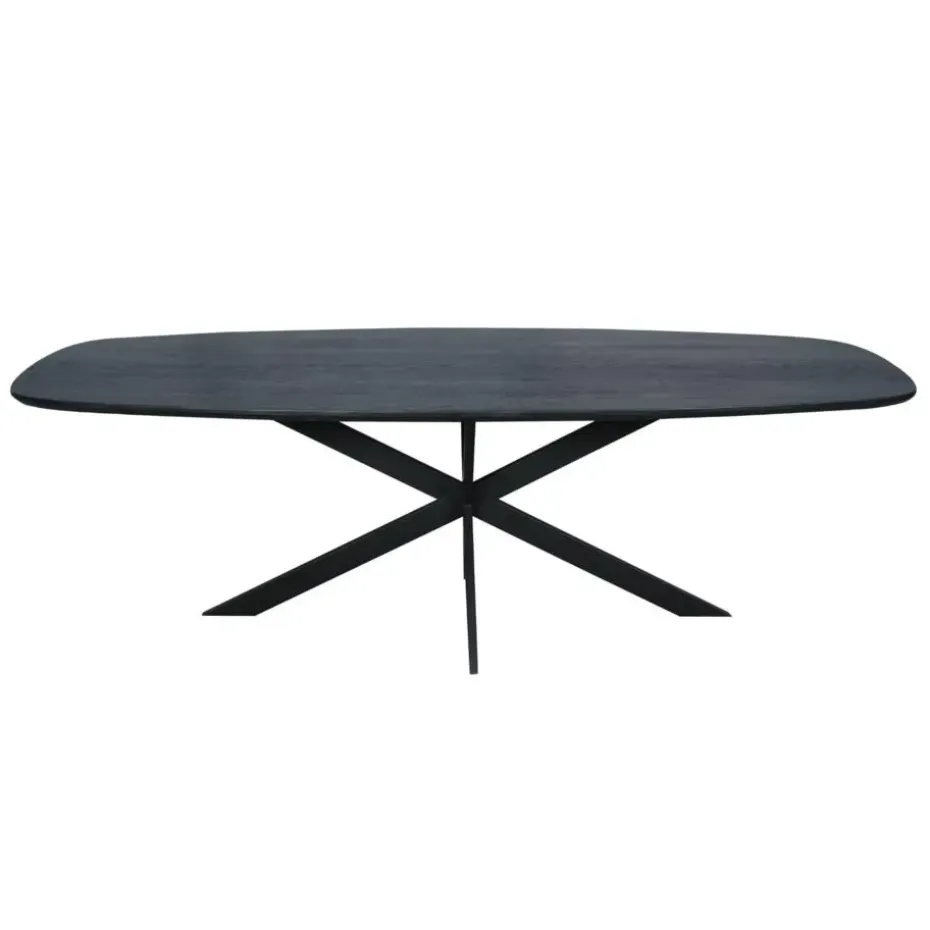 Starfurn - Eettafel Ferris - Zwart - 100x200x76 cm