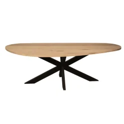 Starfurn - Eettafel Lou - Bruin - 130x280x76 cm