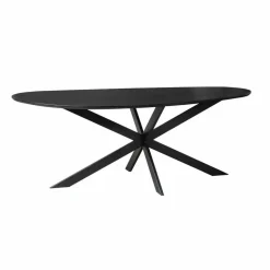Starfurn - Eettafel Lou - Zwart - 110x240x76 cm