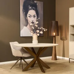 Starfurn - Eettafel Madison - Beige - 150x150x76 cm